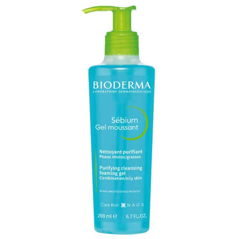 Bioderma Sebium Gel Moussant Purifying Foaming Cleanser for Combination/Oily Skin 100ml