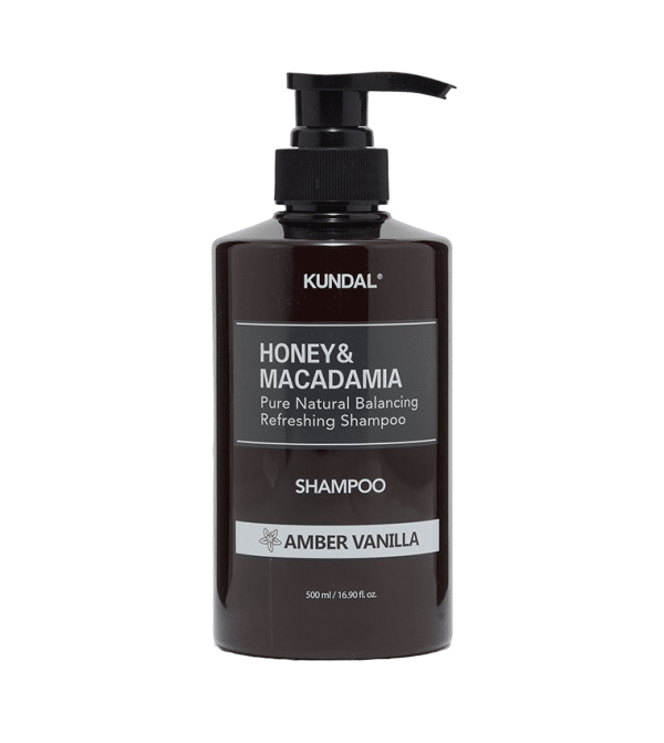 Kundal - Honey & Macadamia Pure Natural Balancing Refreshing Shampoo Amber Vanilla 500ml